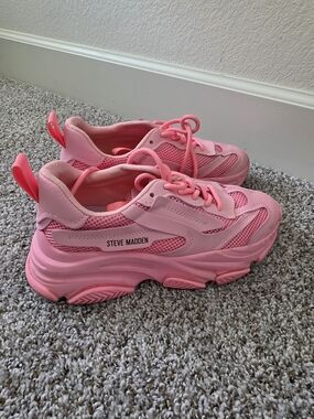 Steve Madden Pink Chunky Sneakers